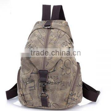 2014 new and hot men backpack fashion canvas backpack bags