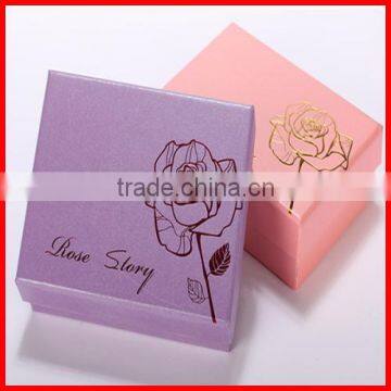 Excellent Various Colorful Square Small Cute Flower Painting Watch Box Wholesale