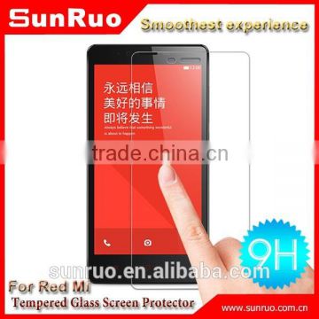 Low price and high quality mobile phones screen protector tempered glass for xiaomi