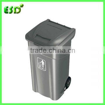 side-wheel and pedal dustbin