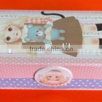 top sale cute three separete school paper pencil case