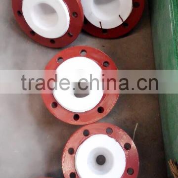 DN50/DN80 Ductile Iron All Flanged Tee and PTFE Anti-corrosion Pipe Export