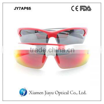 Red mirror coating high quality sport eyewear