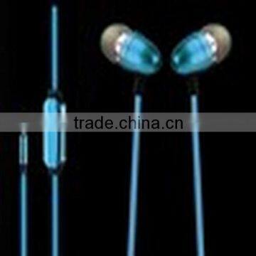 Flashing Light 3.5mm Connectors Earphone Wire Glowing