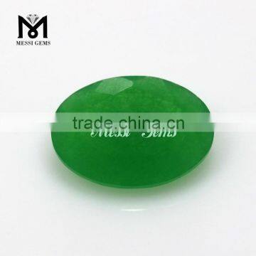 Wholesale Price Green Quartz Oval Cut 10*14 mm Loose Jade Gem