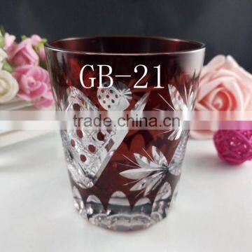 260ml hot sale crystal cup glass cup for wedding party and home