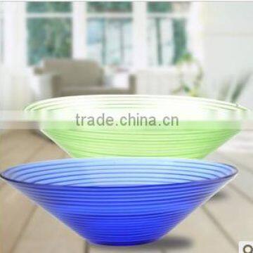 Blue color glass bowls/colored glass bowls