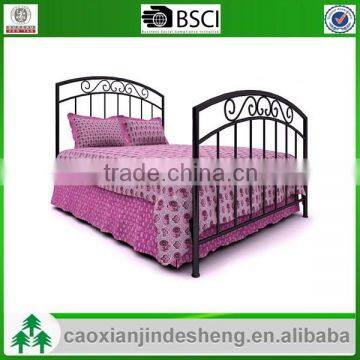 Good Quality Morden Design Bedroom Furniture Kids Use Metal Frame Double Bed photo-5