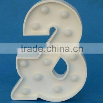 2016 New Led Vintage Light Letter,high Quality Led Letters for Wedding