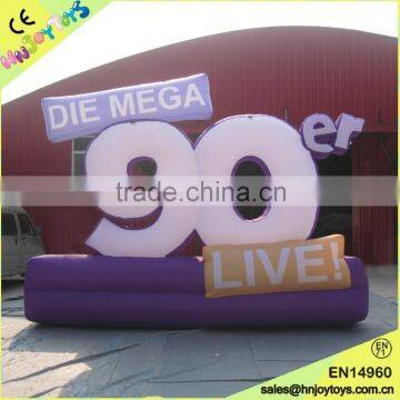 Giant inflatable logo for promotion, inflatable advertisement