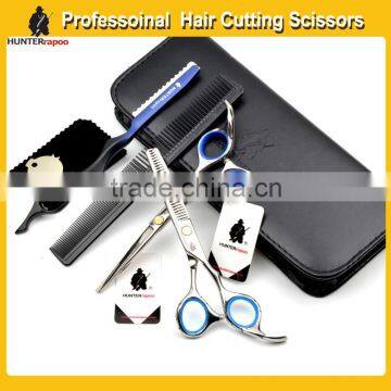 HUNTERrapoo 6" Beauty Hair Salon Scissors Set,Razor Edge Cutting Scissors & Thinning Shears