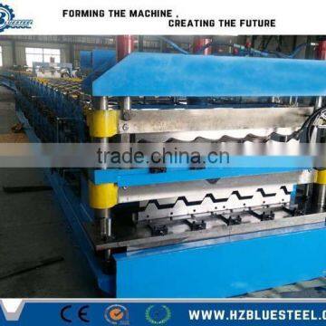 Double Decker Making Equipments Process Line / Metal Panel Double Layer Rolling Forming Machine