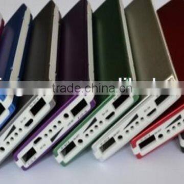 External hard disk 10000mah battery bank/portable power bank for smart phones