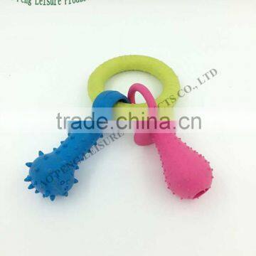 Factory Supply Pet Toys Rubber Circle With Nipple Bite Dog Toys photo-3