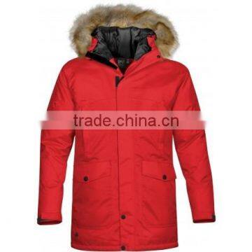 Mens padded long jacket