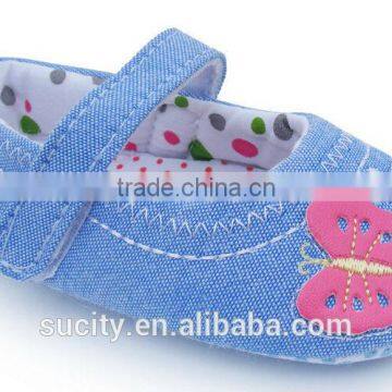 lovely china no lace kids canvas shoes with hook and loop