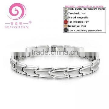 Factory price fashion titanium pure germanium energy bracelet jewelry