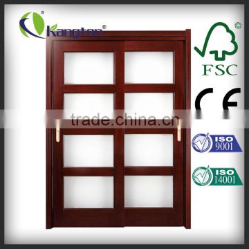 Alibaba China teak wood door design with Door Lock