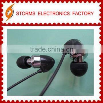 201 New novelty professional studio metallic earphone&eabud