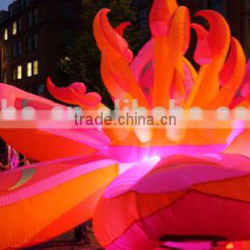 HOT sell ! 2015 inflatable Star / inflatable flowers with LED for all kins of event decoration