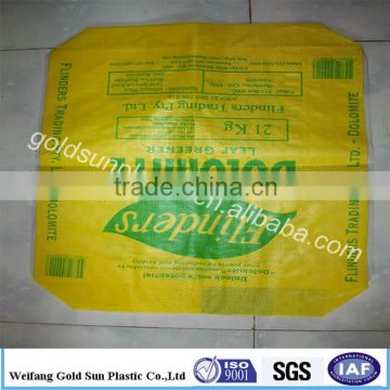 2015 OEM production Recycle White kraft paper valve cement bag for 20kg/50kg