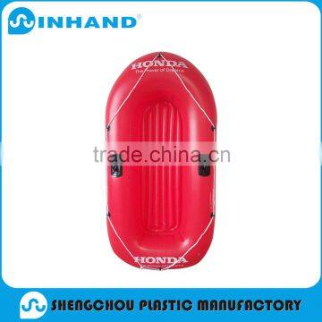 2016 Best-selling custom printing Eco-friendly pvc inflatable 1 person red boat