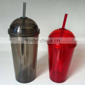 plastic cup with dome lid