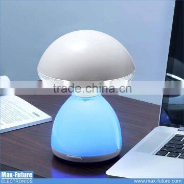 Recharfeable Bedside Portable Mini LED Table Mushroom Lamp with Touch Dimmer