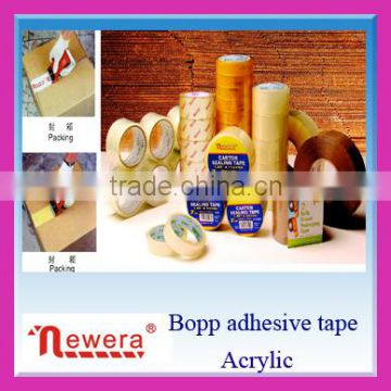 Strong holding power Bopp film adhesive gum sealing tape