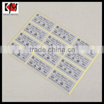 Custom Printings None-Moveable Label Sticker Self Adhesive Vinly Label Printing