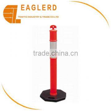 1150mm plastic T-Top bollard with rubber base