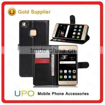 [UPO] New Arrival PU Leather with Card Slots Stand Flip Wallet Phone Cover Case for Huawei P9 Lite