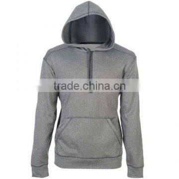 fashion plain o-neck ladies hoodies