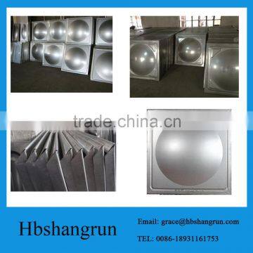 high quality Fiberglass SMC Water Storage Tank With internal stainless steel bracing