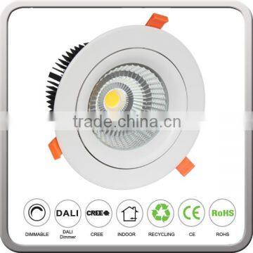 Commercial Lighting 5 Years Warranty COB LED Downlight Recessed 6 inch With Philips Driver With CREE COB