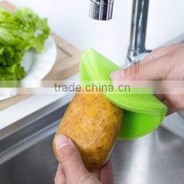 Kitchen Gadget Multifunction Ceaning Brush,durable Brush of Silicone photo-2