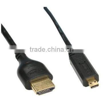 Super Slim High Speed HDMI Cable with Ethernet Video Audio-Netzwerkkabel HDMI - HDMI 19-polig M 19-polig Micro-HDMI