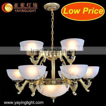 Continental imitation copper chandelier, Luxury Villas staircase chandelier,penthouse living room chandelier