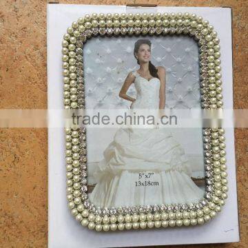 pearl and zinc alloy metal photo frames