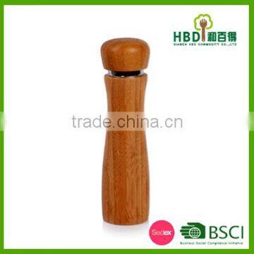 2016 Amazon Best Seller Natural Bamboo Pepper Mill , Wood and Bamboo Pepper Mill ,pepper Mill