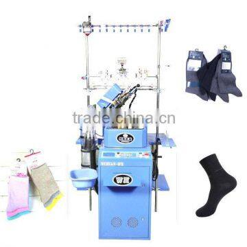 automatic terry and plain double-use socks knitting machine(3.75 inch)