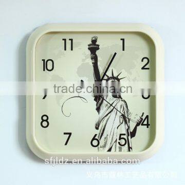 Large Wall Clock Decorative School Clock Plastic Time Clock