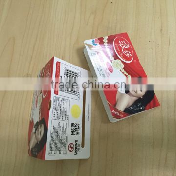 high quality glossy paper header cards from China