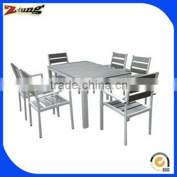 ZT-1106CT aluminum polywood furniture set