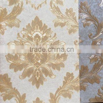 Classical Design Vinyl Flooring Deep Embossed Flower Making Wallpaper for House photo-5