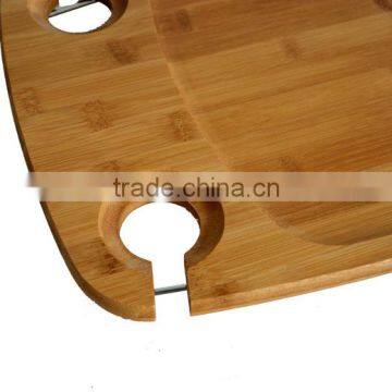 DX030/ Picnic Time Bamboo Portable Wine and Snack Table photo-3