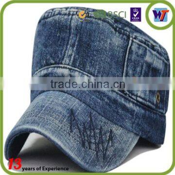 Wholesale Army Custom Blank Flat-top Hat and Military Cap and Hat photo-3