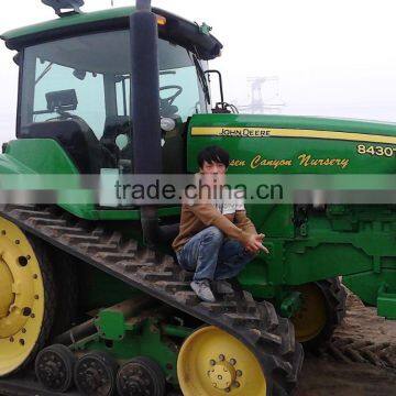 rubber crawlers for agro machinery,rubber track shoe pad