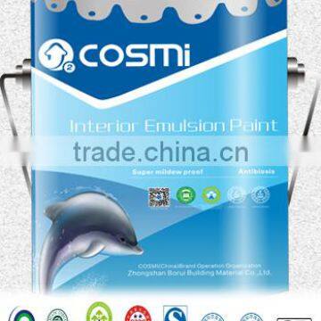 Odorless interior emulsion wall paint White latex wall coating