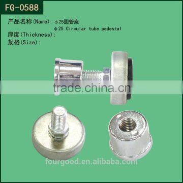 widely use metal dia25 tube pedestal